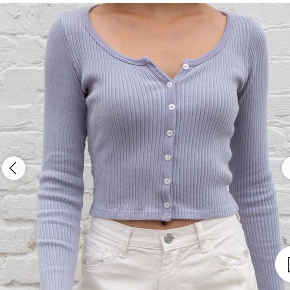 Brandy Melville | Zelly Long Sleeve Crop Top